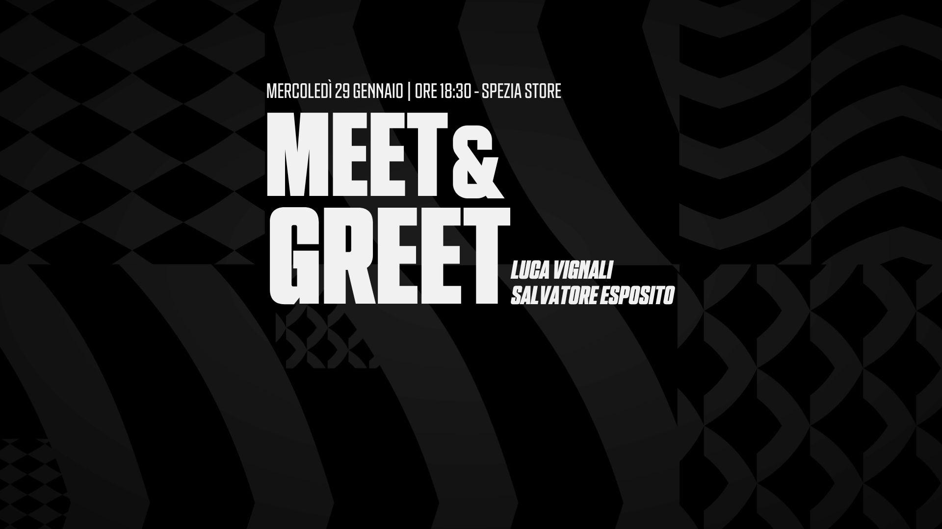 Meet & Greet: Vignali and Salvatore Esposito await you at the Spezia Store