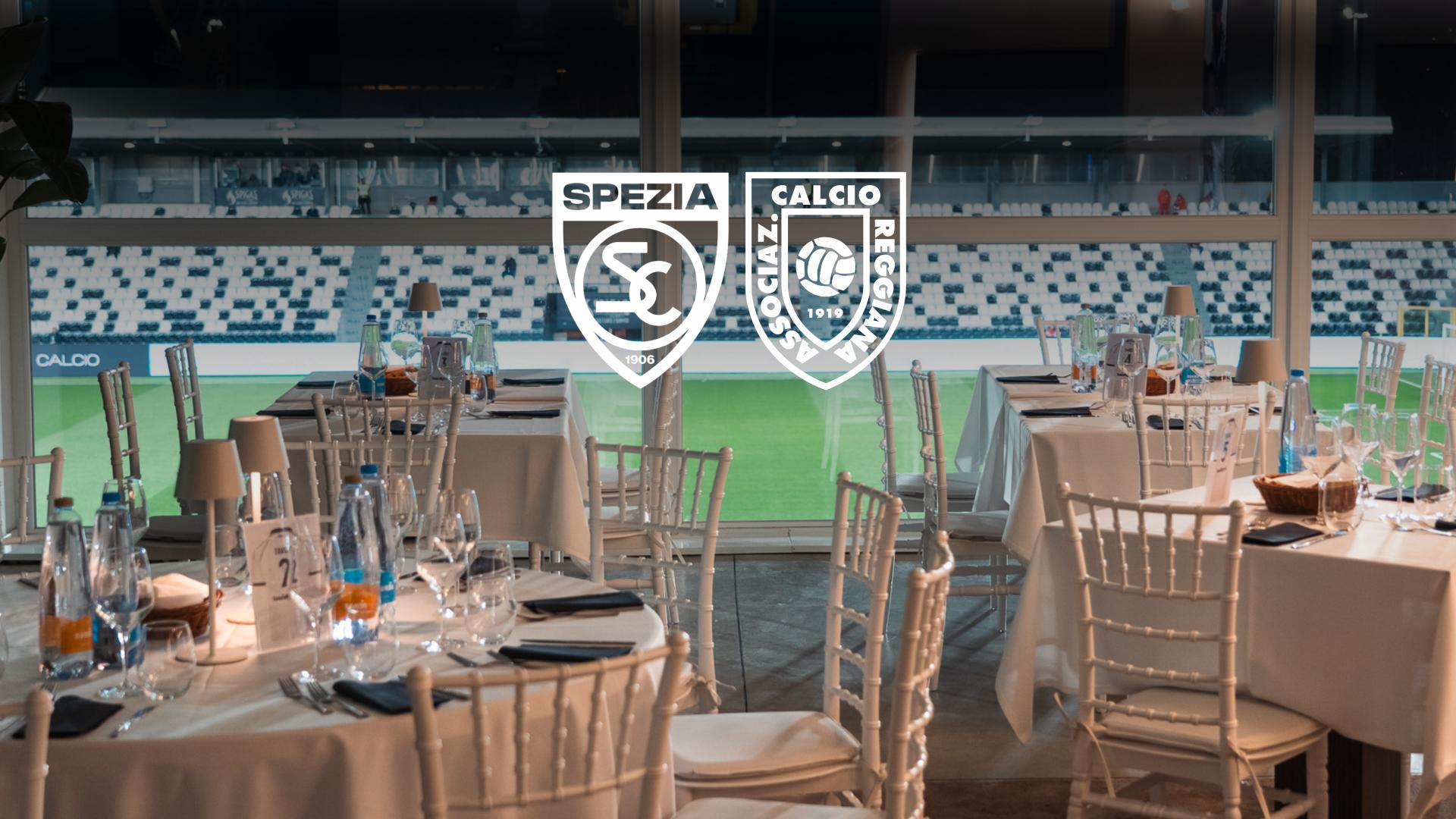 Spezia-Reggiana: vivi il post partita in Sala 1906