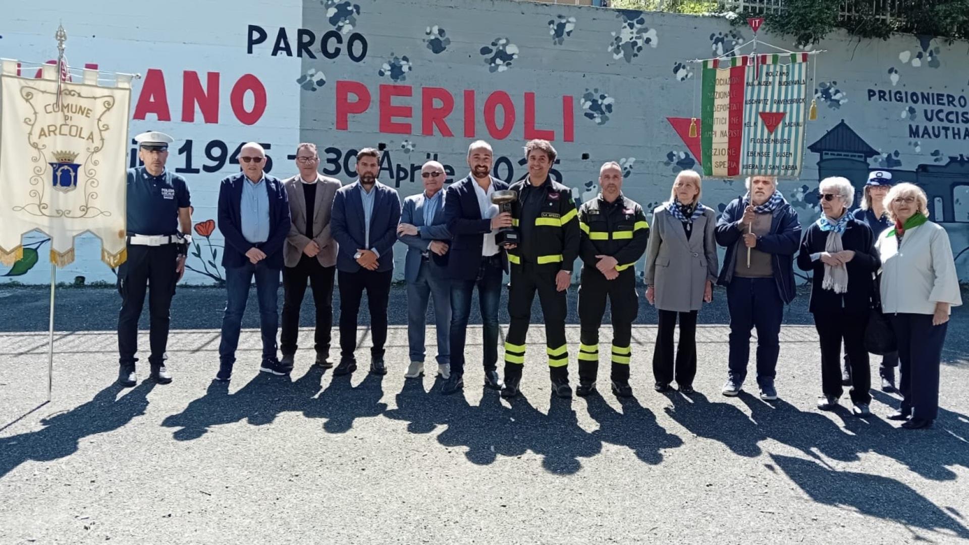 Dedication of the Termo green area to historic President Coriolano Perioli
