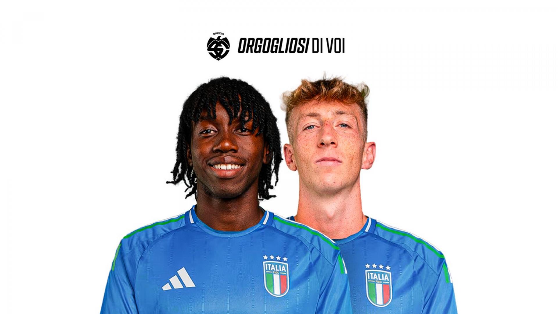 Under 21 national team: team convocation for Nicolò Bertola and Rachid Kouda