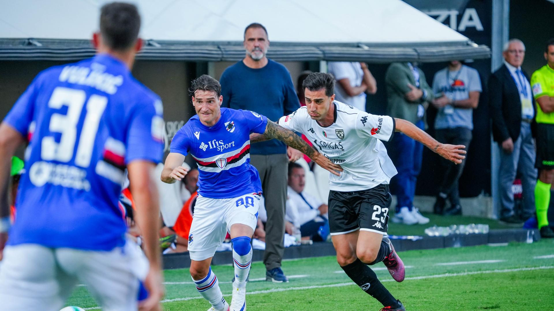 SPEZIA - SAMPDORIA 5-3 after penalties: the highlights