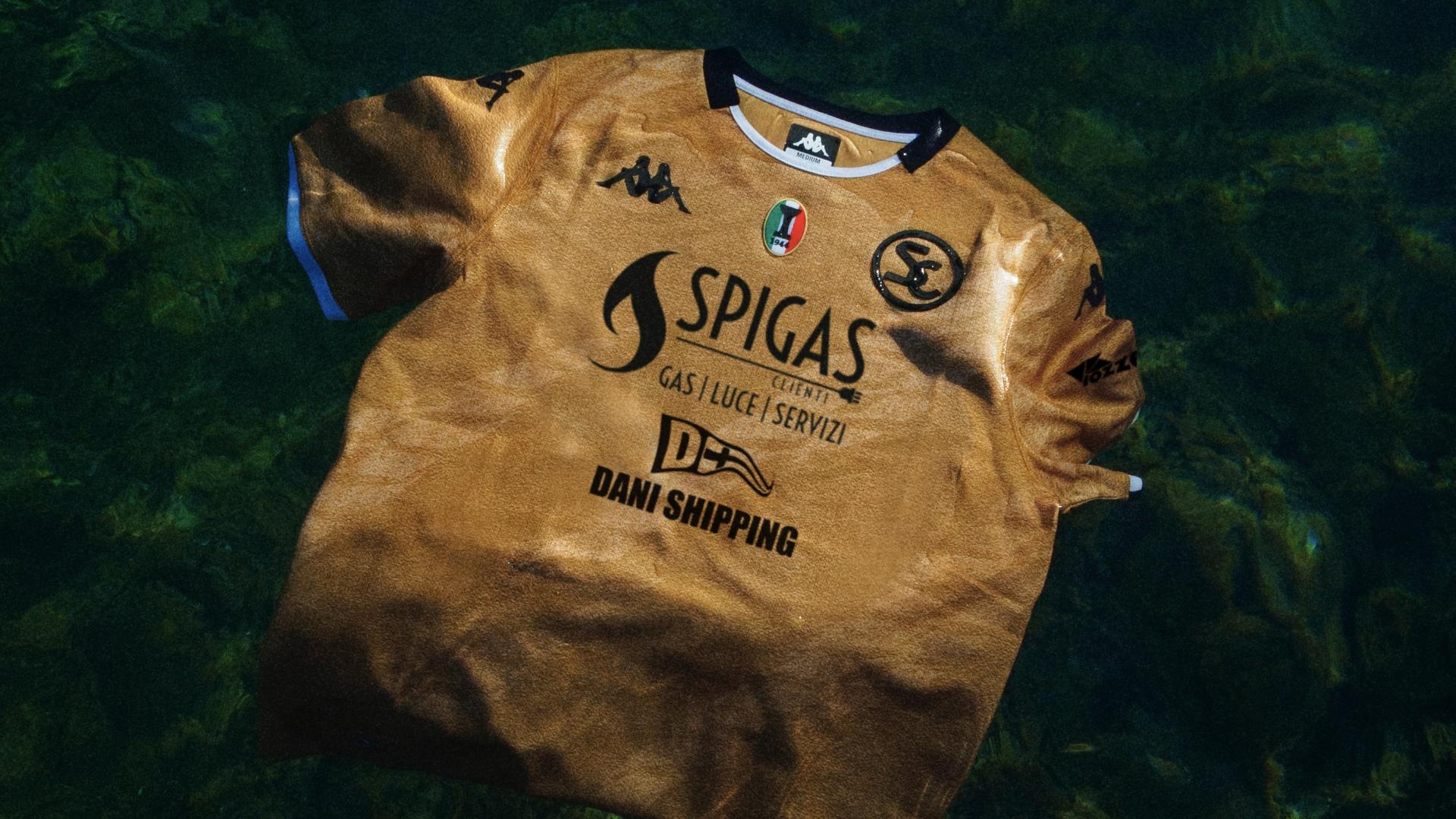 Golden soul: Spezia Calcio and Kappa® unveil the 2025/2026 Third Jersey