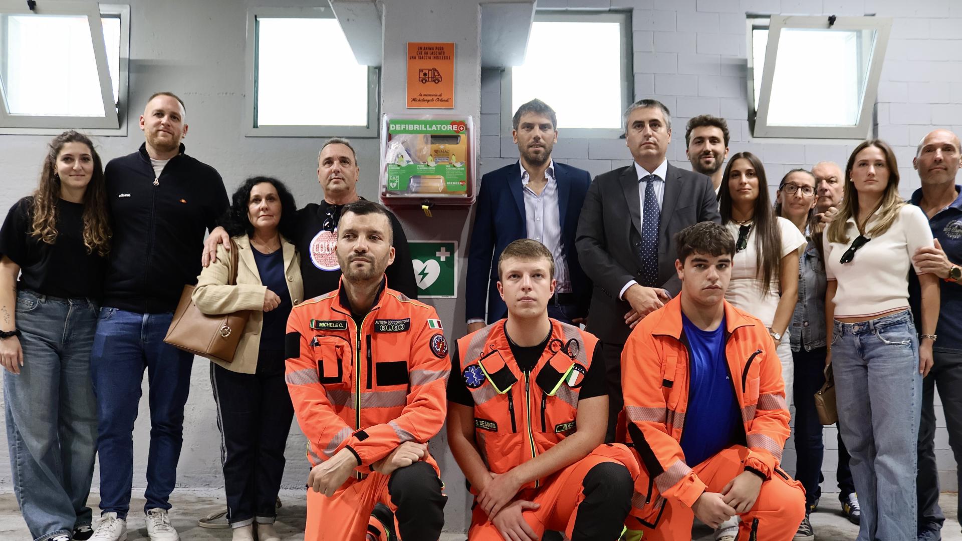 Un defibrillatore al Picco in ricordo di Michelangelo Orlandi